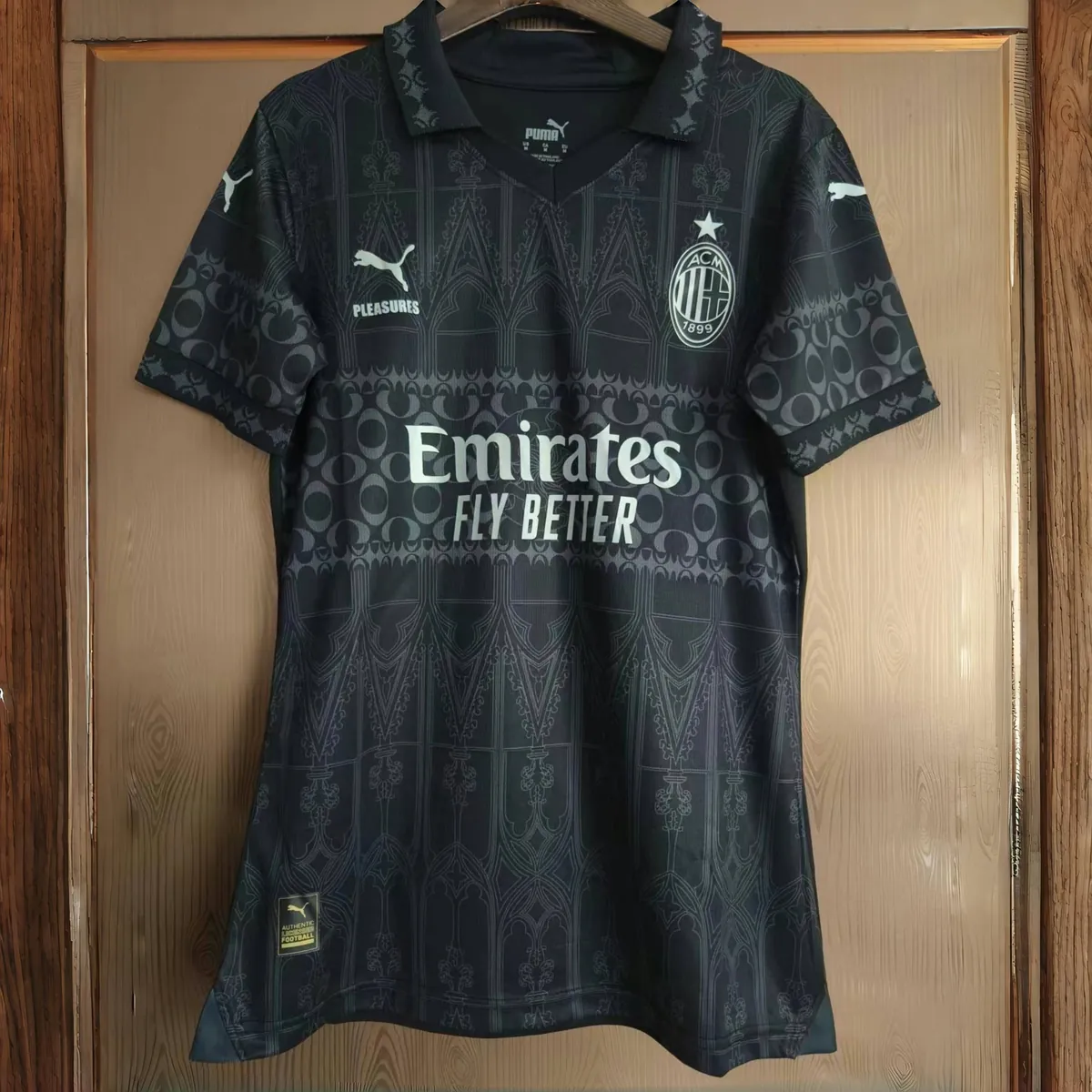 23-24 AC Milan Fourth Woman Kit Black Lady Shirt Football AAAAJersey Yupoo 2