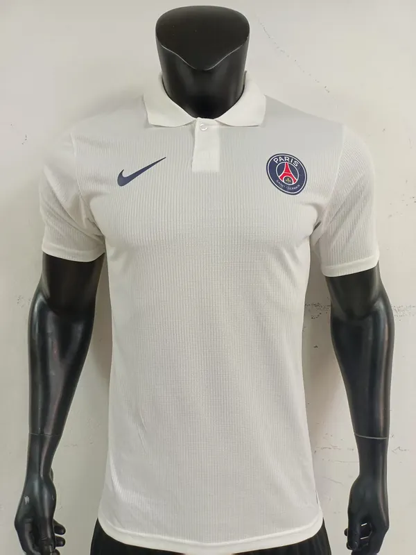 25-26 PSG White Polo Kit Player Version Soccer AAAAJersey Yupoo S-2XL 5