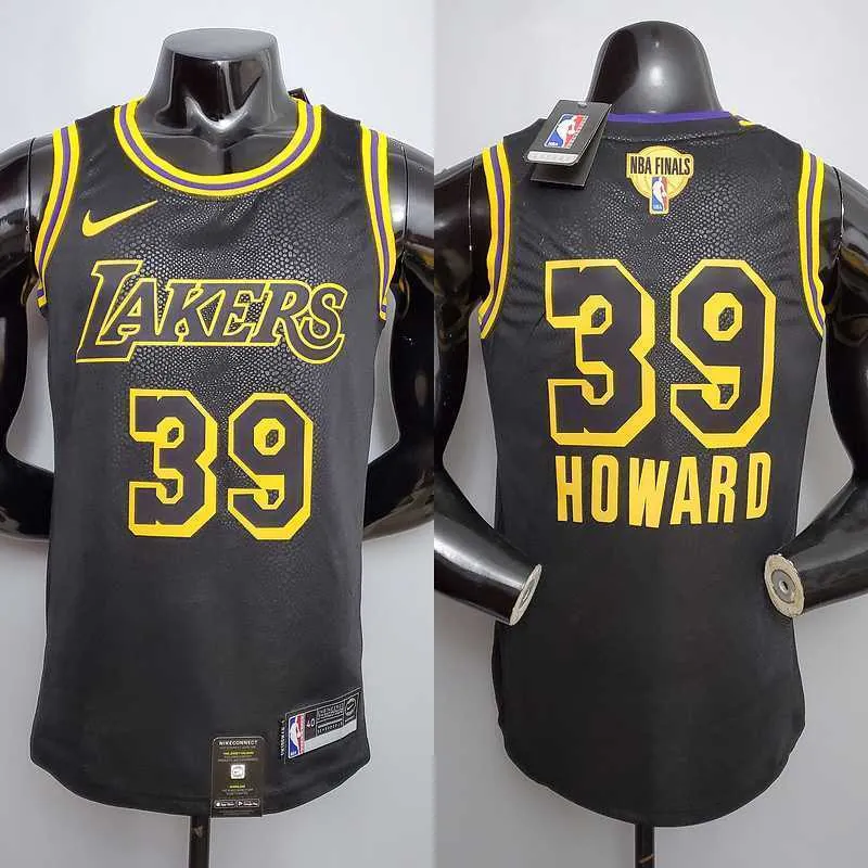 New HOWARD#39 Lakers black 11
