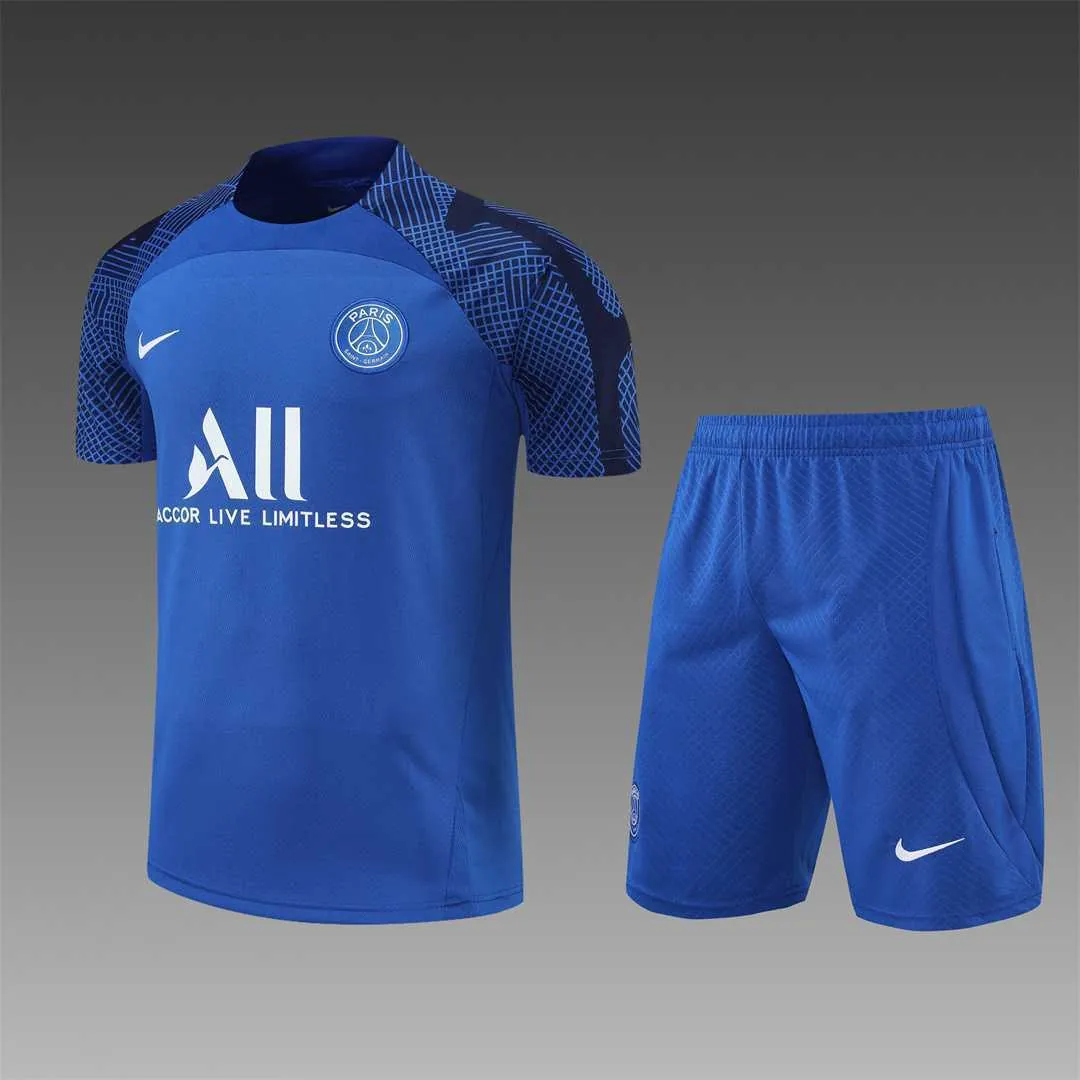 22-23 PSG training suit short sleeve kit blue 20