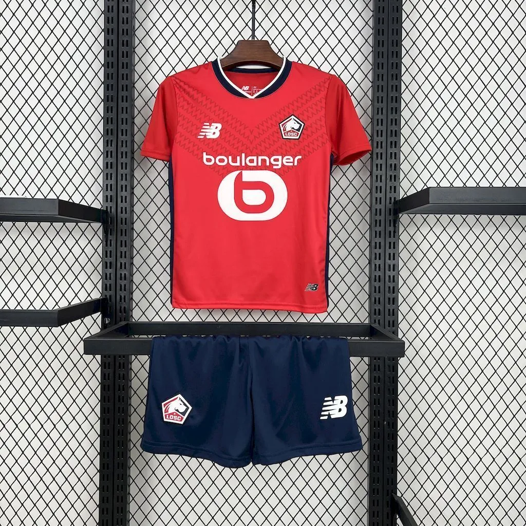24-25 Lille Home Kids Kit Soccer AAAAJersey Yupoo 5