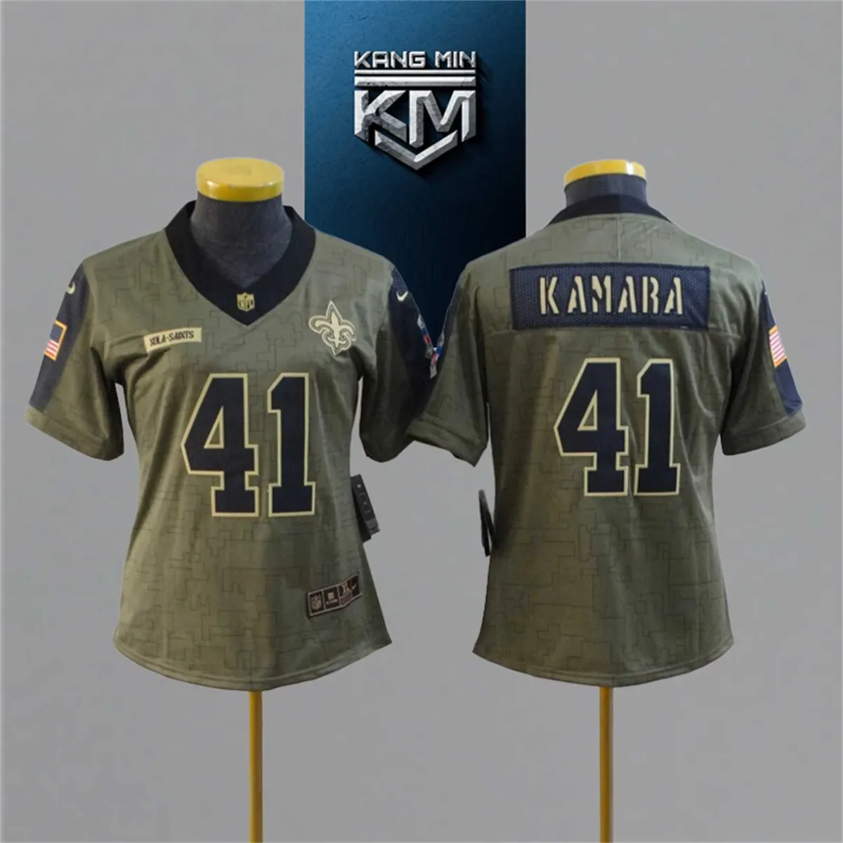 2021 New Tribute to NFL Jersey woman 5