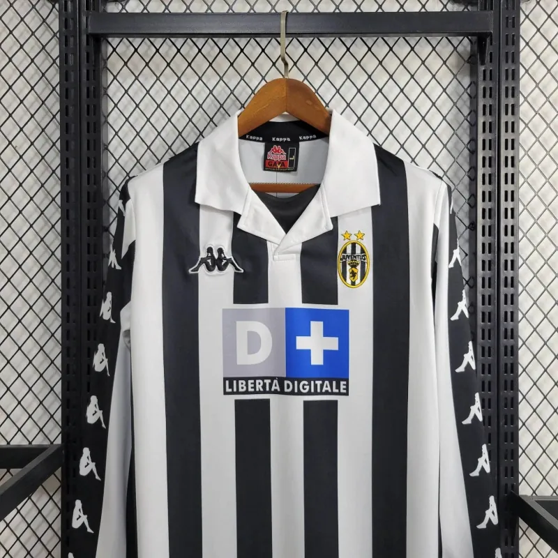 99-00 Juventus Retro Home Kit Long Sleeve Shirt Best Jerseys Yupoo S-2XL 2