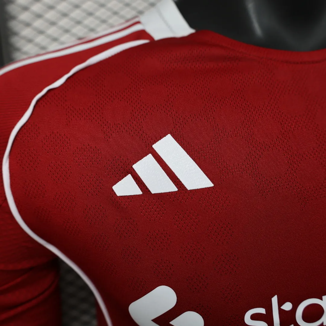25-26 Liverpool Home Player Version Kit Football Long Sleeve Sino Shirt Sino AAAAJersey Supply Yupoo 6