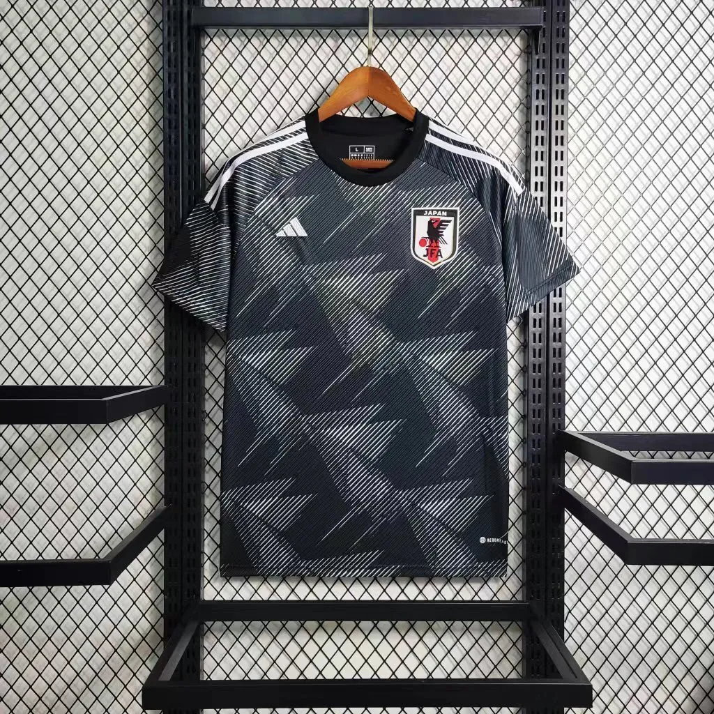 2023 Japan black S-XXL Cheap Soccer Jerseys 6