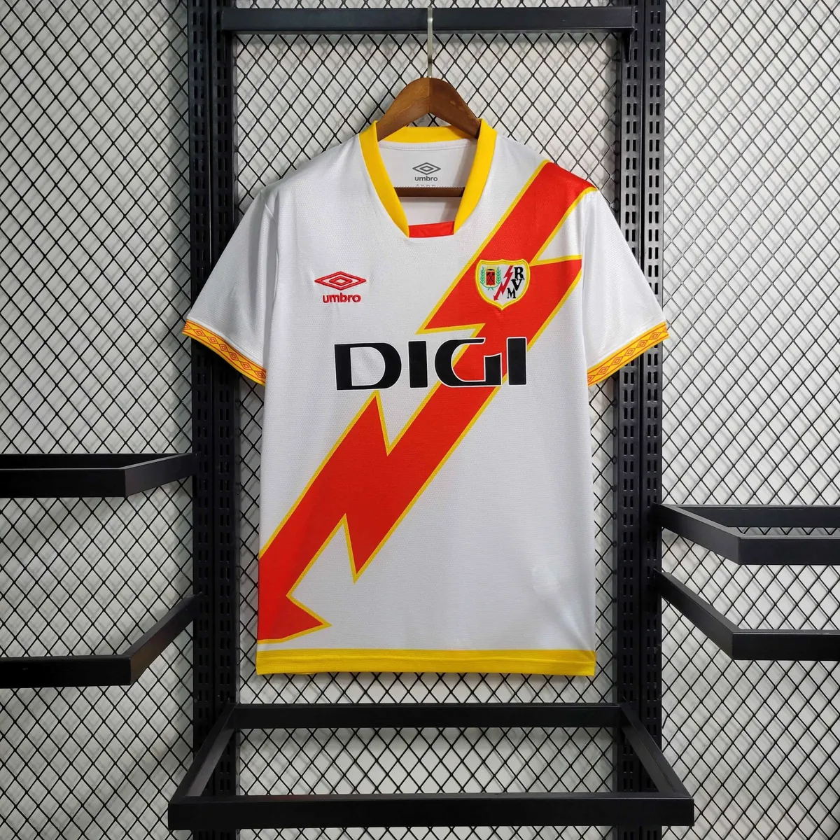 23-24 Rayo Vallecano Home S-XXL Soccer Jerseys 8