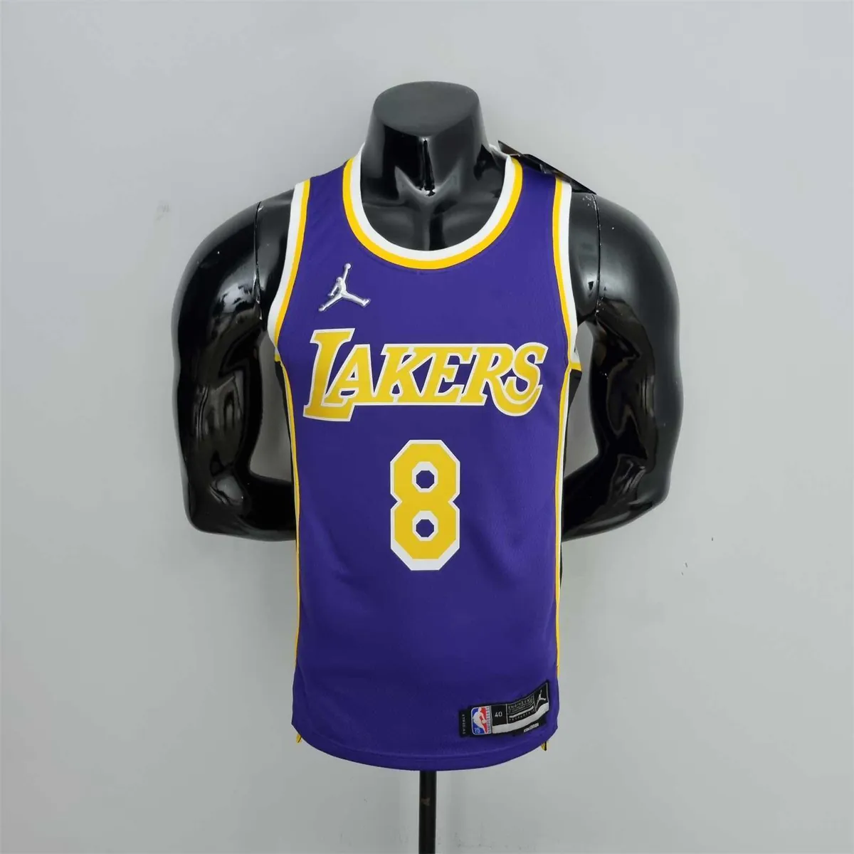 75th Anniversary BRYANT#8 Los Angeles Lakers Jordan Purple NBA Jersey 10