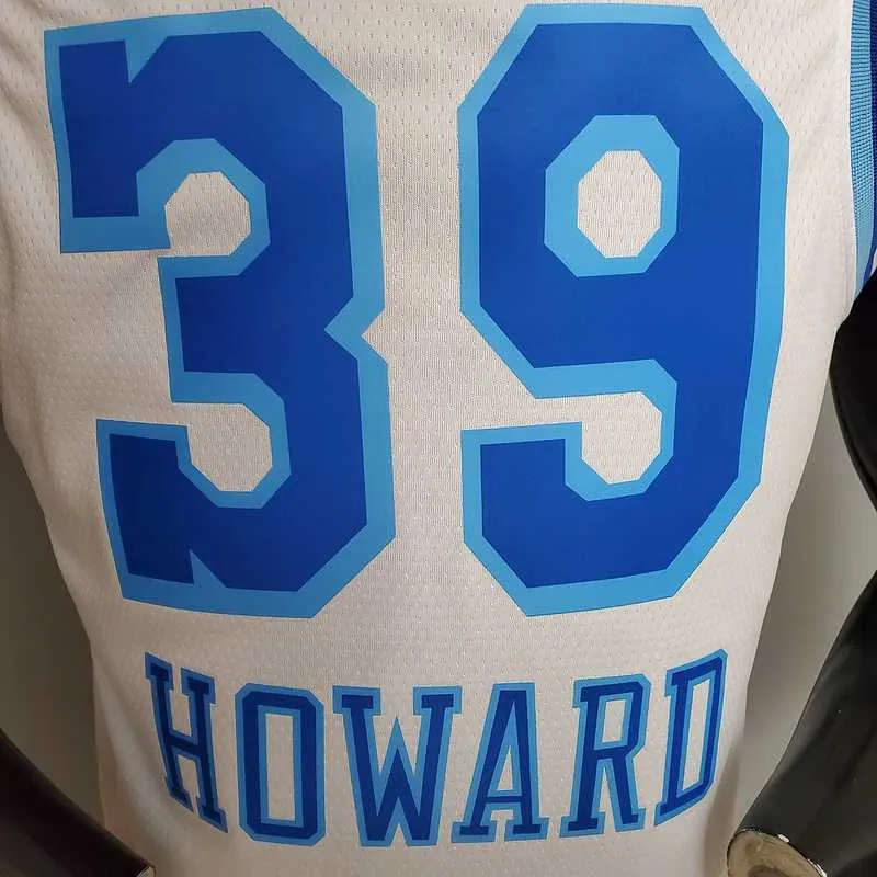Retro night HOWARD#39 Lakers White 2