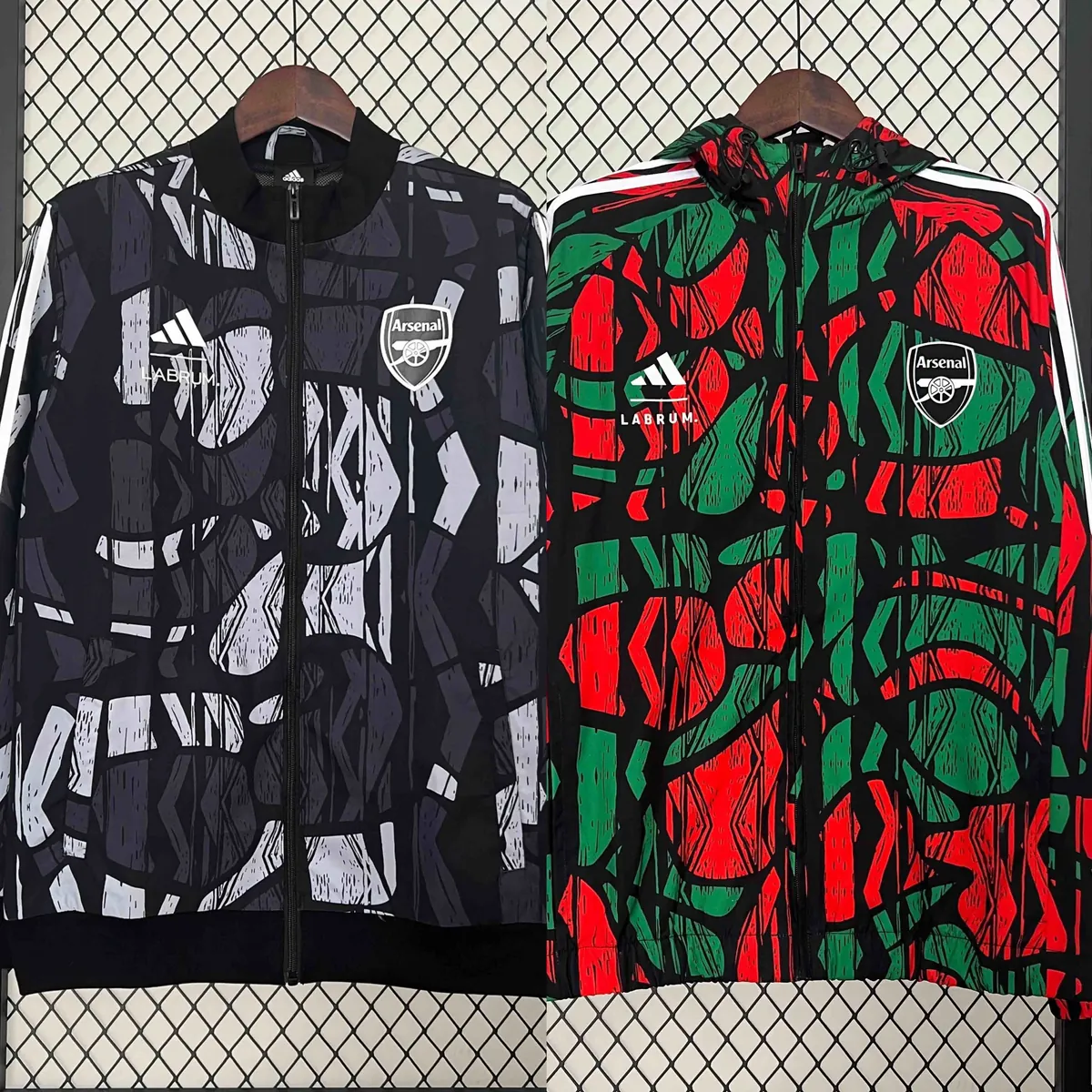 24-25 Arsenal Trench Coat Reversible Windbreaker Double-Sides Jacket AAAAJersey Supplier Yupoo 7