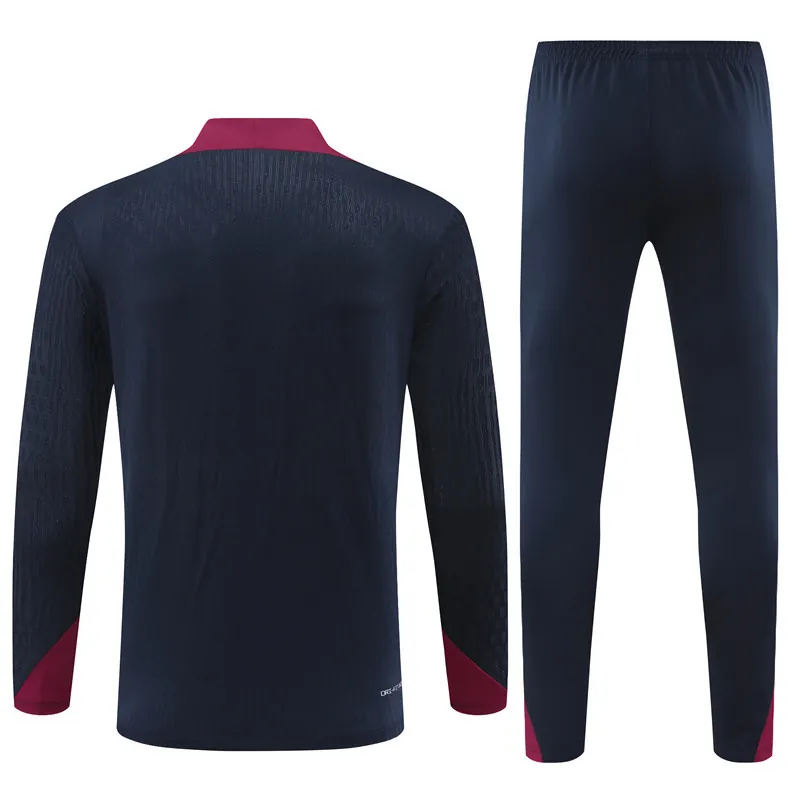 2024 England Player Long Sleeve Training Suit Football Shirts 2