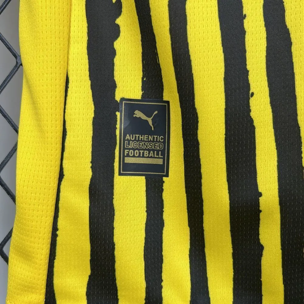 25-26 Dortmund Yellow Special Kids Kit Soccer Youth Apparels AAAAJersey Supply Yupoo 8