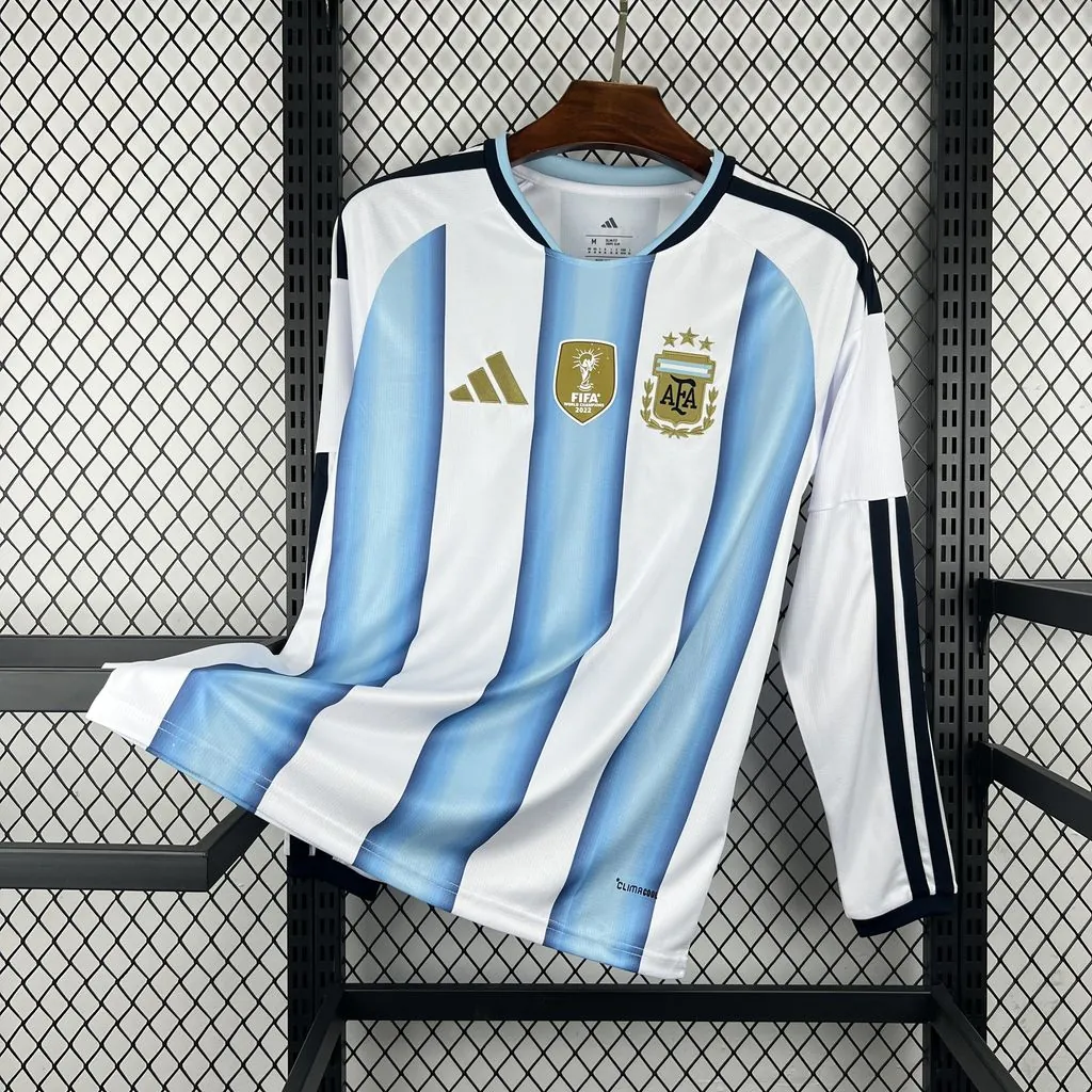 2026 FIFA World Cup Argentina Mens Home Kit Football Long SLeeve Shirt AAAAJersey Supply Yupoo 2 2