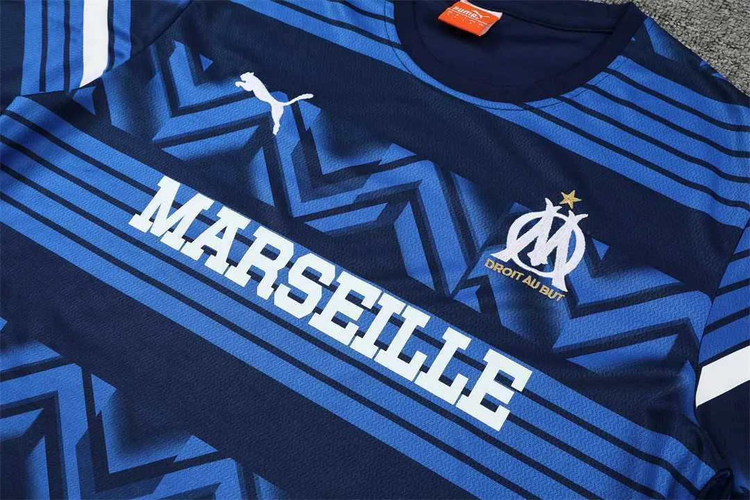 22-23 Marseille training suit short sleeve kit blue 5