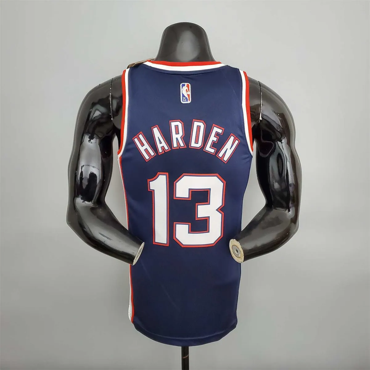2022 75th Anniversary Harden #13 Nets City Edition Royal Blue 7