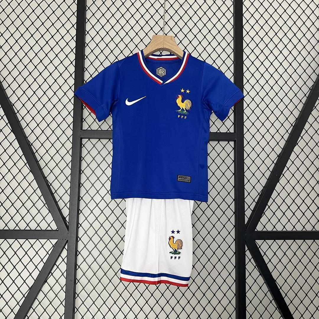 2024 France Home Kid Kits Children Sets Best Jerseys Yupoo 9