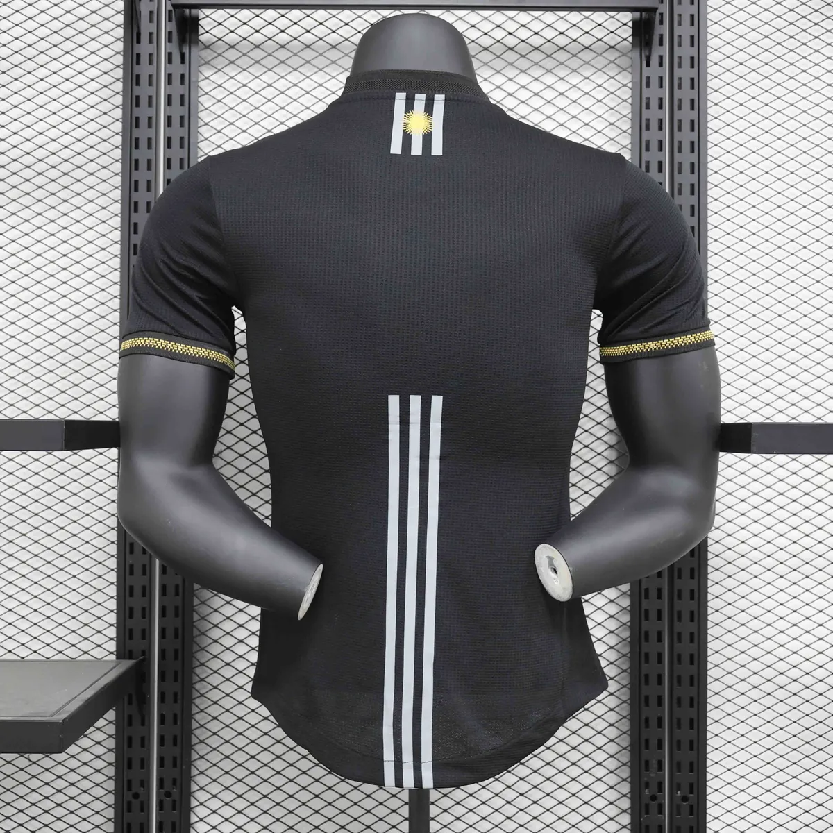2024 Argentina Golden Bisht Special Edition Player Version Shirt AAAAJersey Supplier Yupoo 2