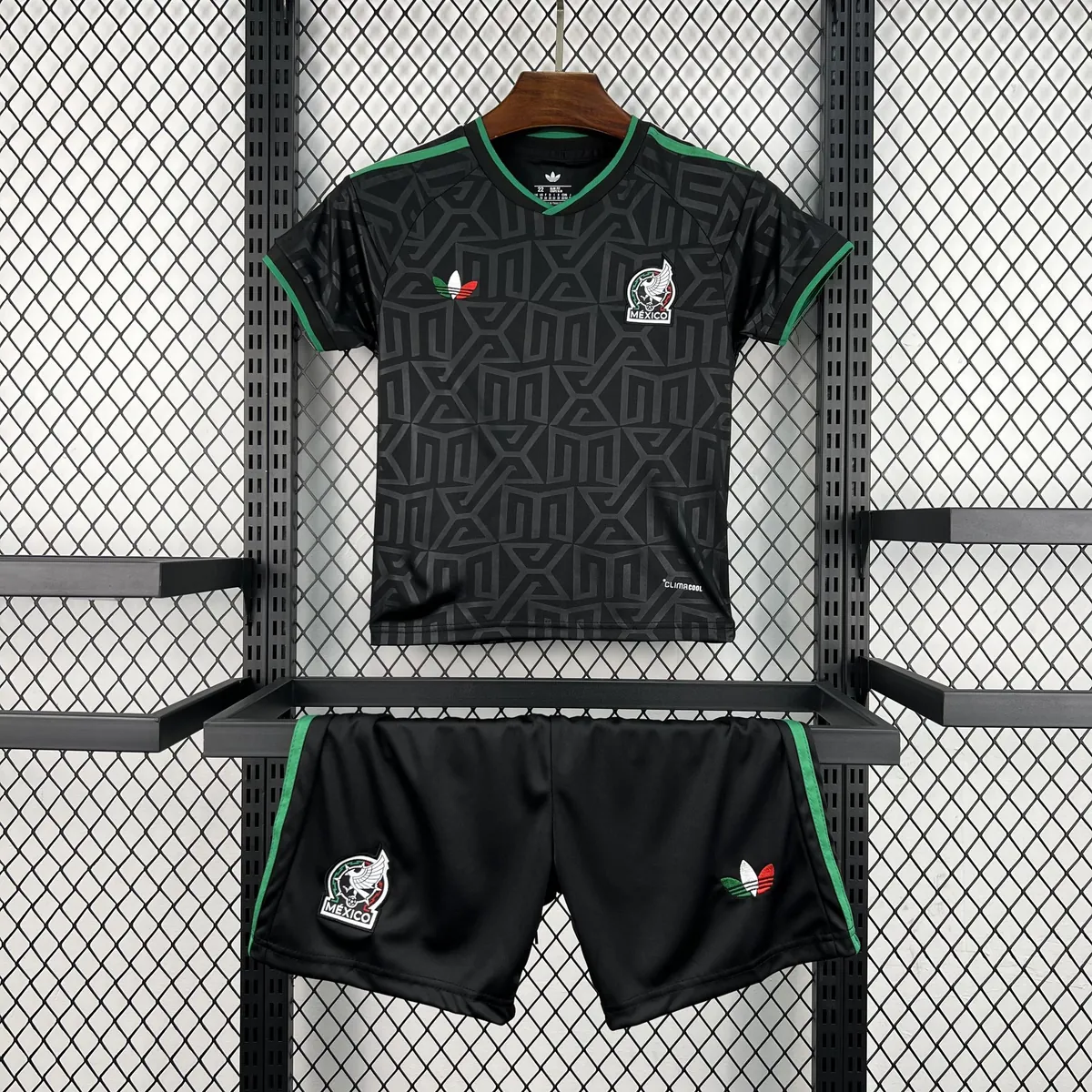 2026 World Cup Set Mexico Third Kids Kit Football Youth Apparels AAAAJersey Supply Yupoo 6 3
