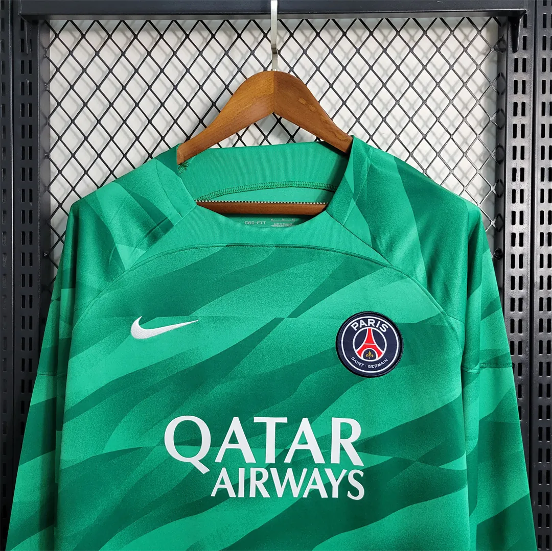 23-24 PSG Green Goalkeeper Long Sleeve 7