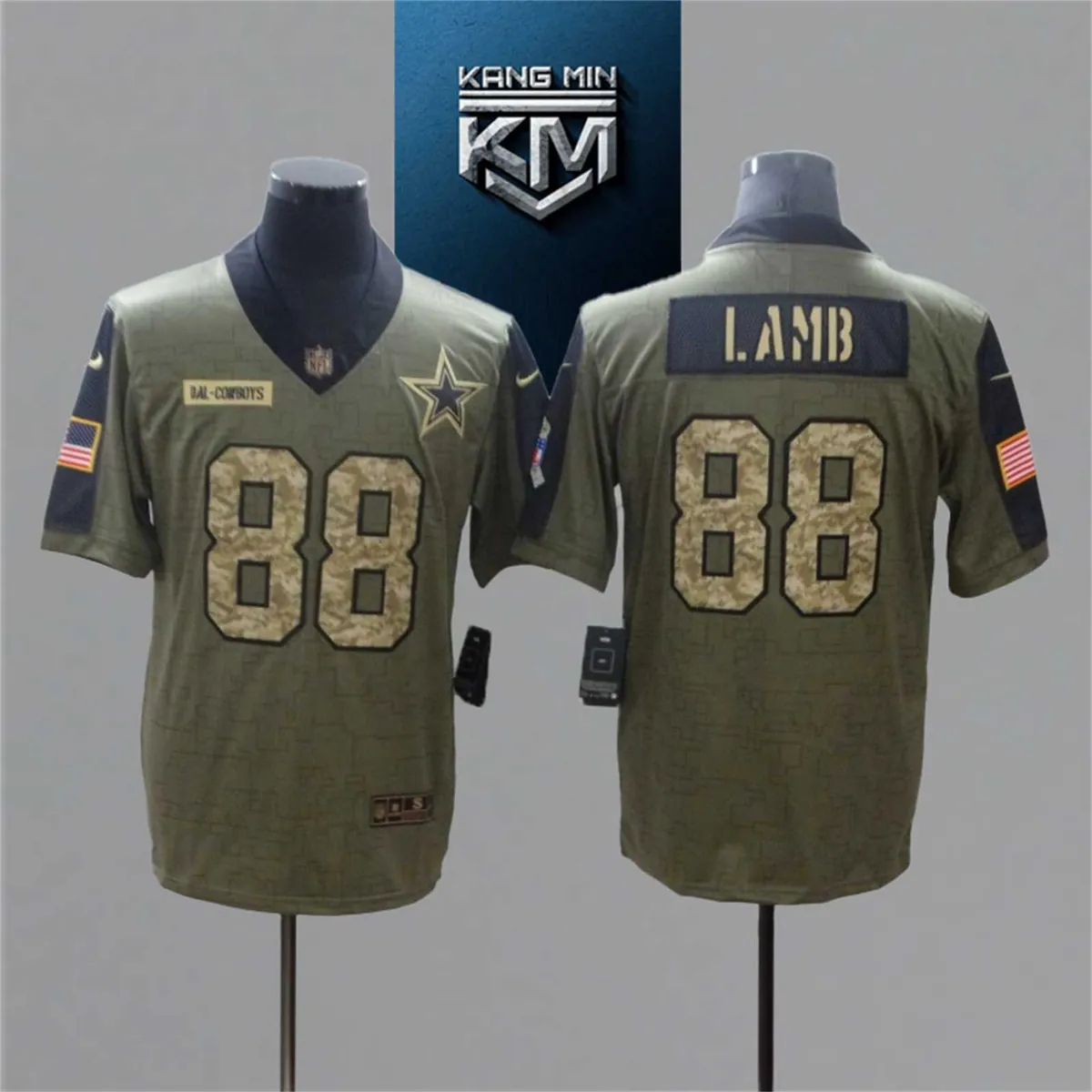 2021 New Tribute Camo Edition NFL Jersey 2