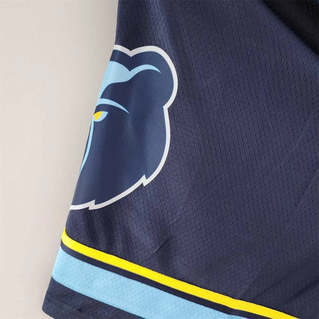 Memphis Grizzlies NBA Shorts Navy 1