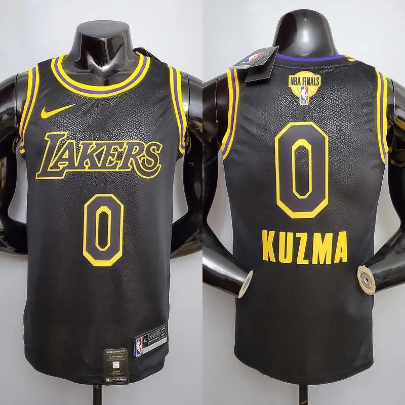 New KUZMA #0 Lakers black 7