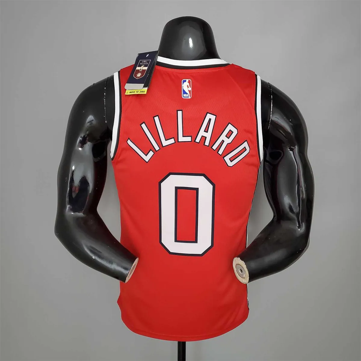 LILLARO#0 Trail Blazers Retro Red 2