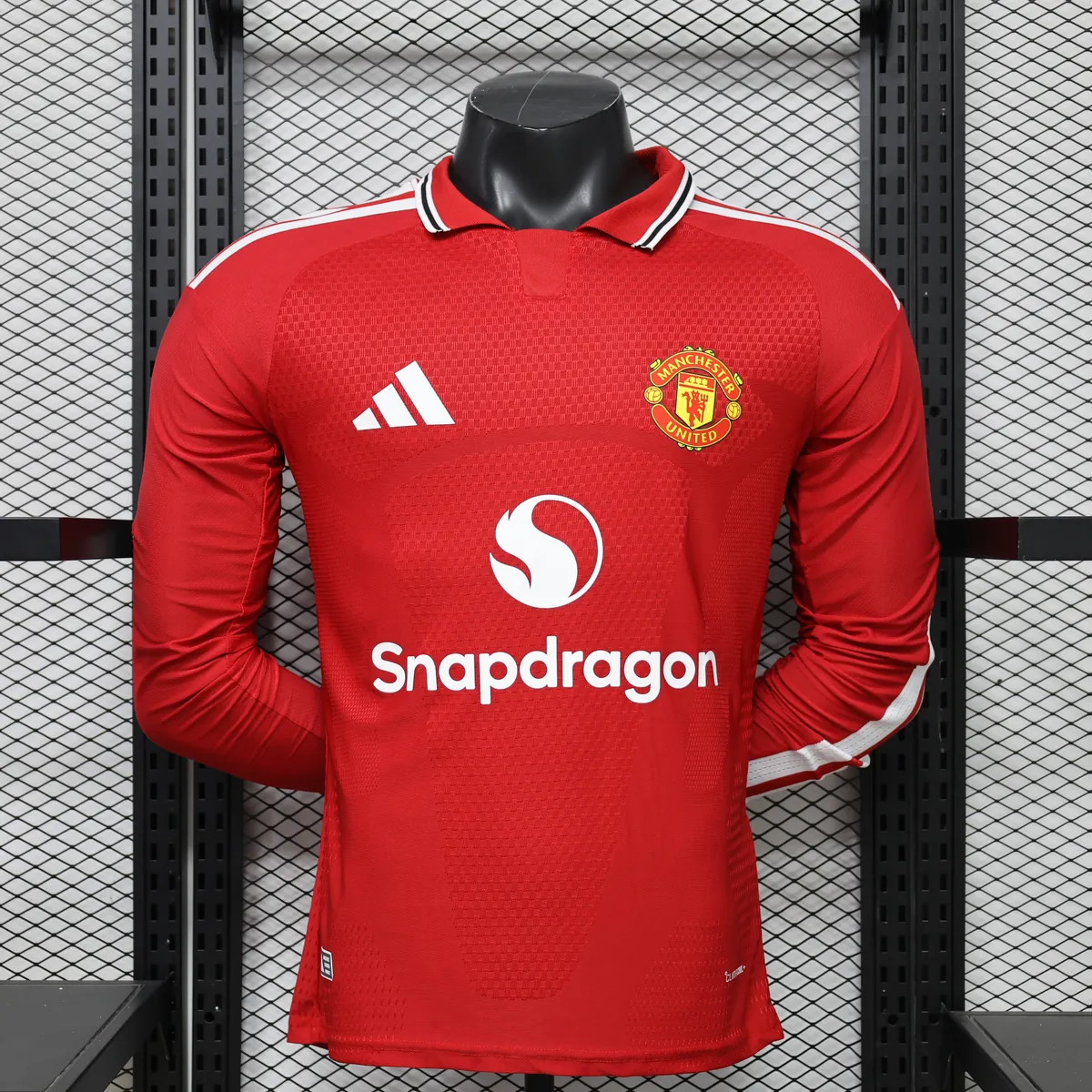 26-27 Manchester United Home Kit Mens Player Version Long Sleeve Shirt AAAAJersey Supply Yupoo 9 4