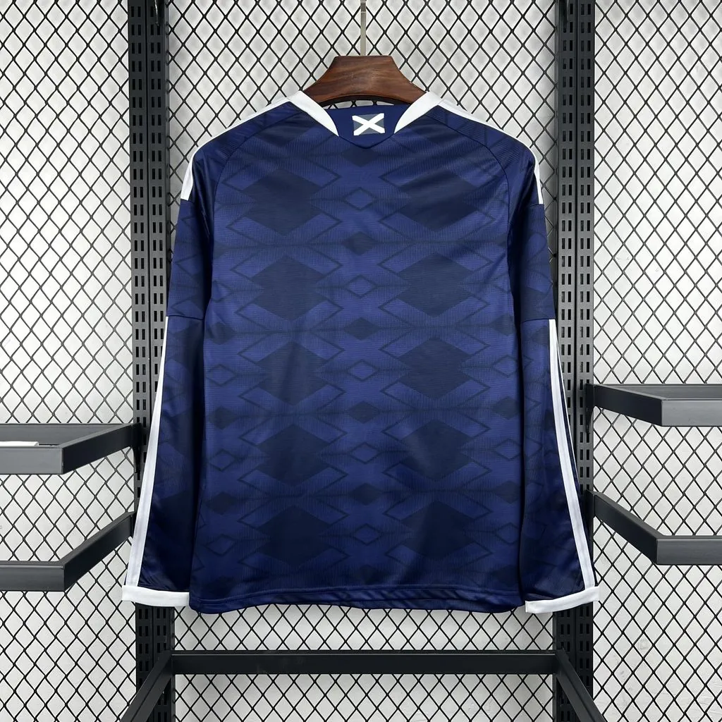 World Cup Jersey 2026 Scotland Mens Home Kit Football Long Sleeve T-Shirt AAAAJersey Supply Yupoo 2 2