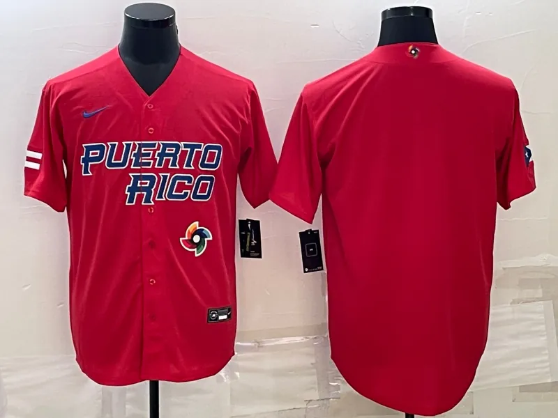 Puerto Rico 2023 World Cup Baseball Jerseys 10