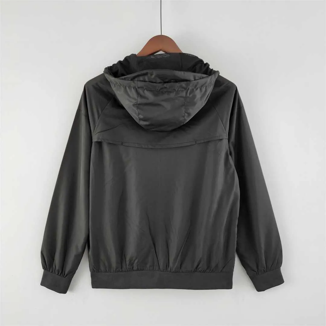 22-23 PSG black windbreaker-1 5