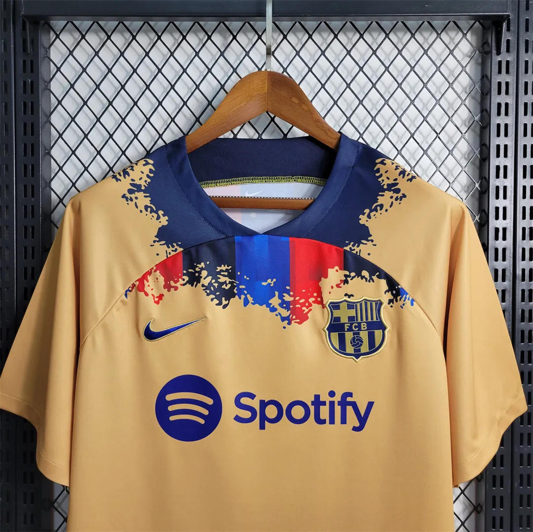23-24 Barcelona Yellow Training Suit 3