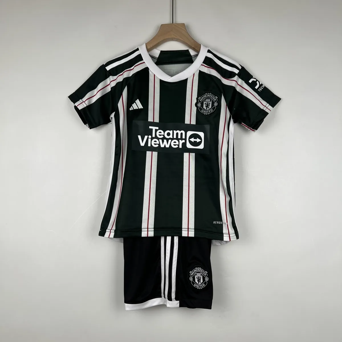 23-24 Manchester United kids away size 16-28 Soccer Jersey 9