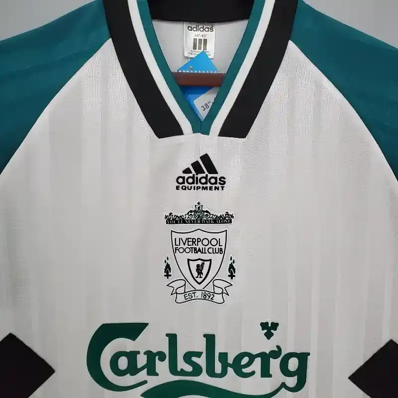 93-95 Retro Liverpool Soccer Jersey Away S-2XL 2