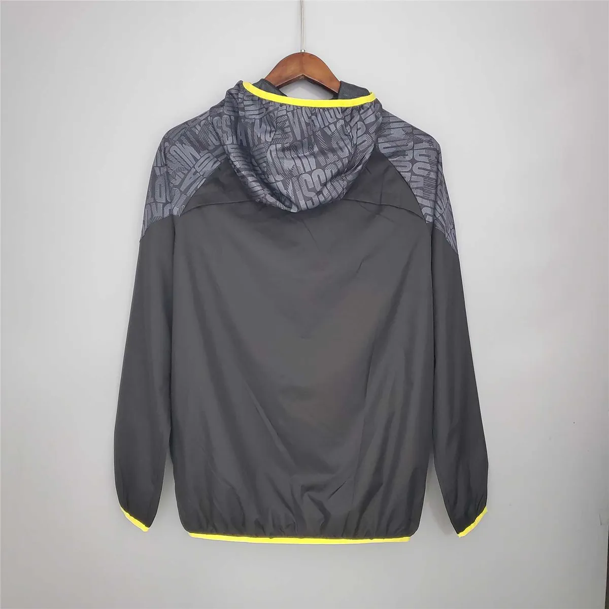 21-22 Dortmund Black Grey Windbreaker 7