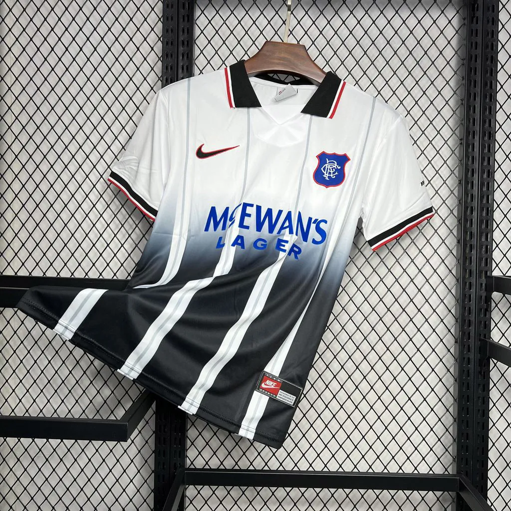 97-99 Rangers Away Retro Kit Vintage Shirt Sport AAAAJersey Yupoo 3