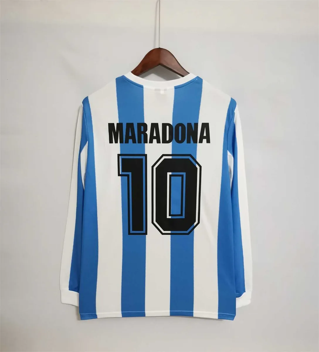 1986 Argentina home long sleeve 6