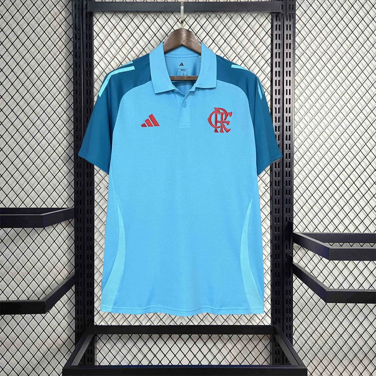 24-25 Flamengo Blue POLO Shirt AAAAJersey Supplier Yupoo 6