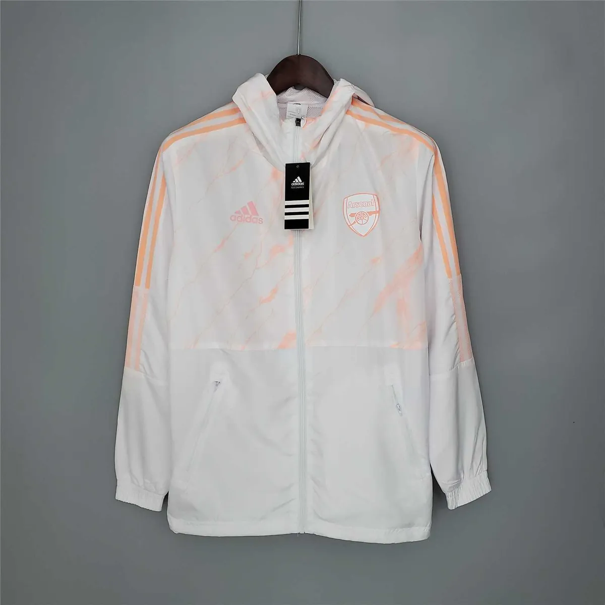 21-22 Arsenal White Windbreaker 9