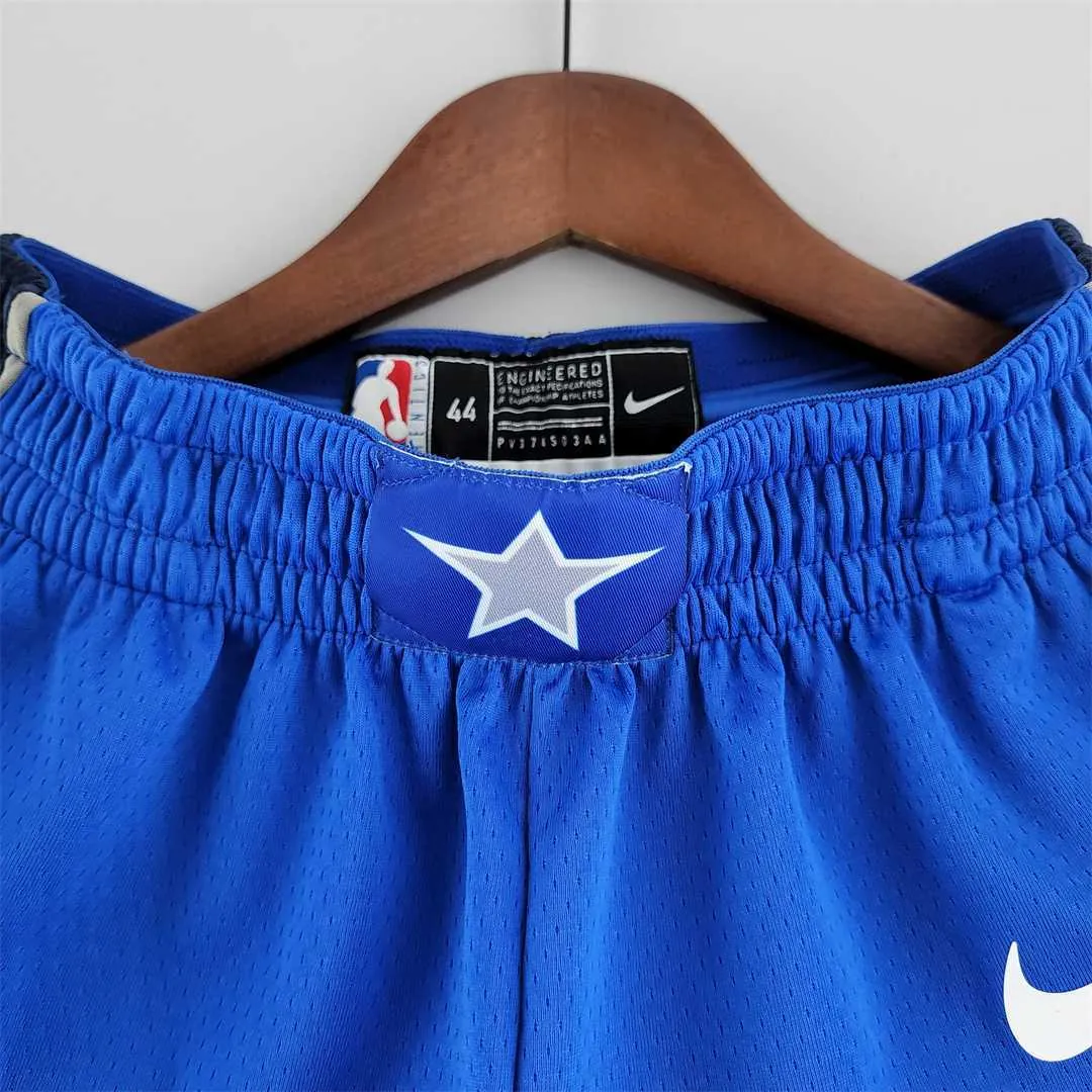 Dallas Mavericks NBA Shorts Blue 2