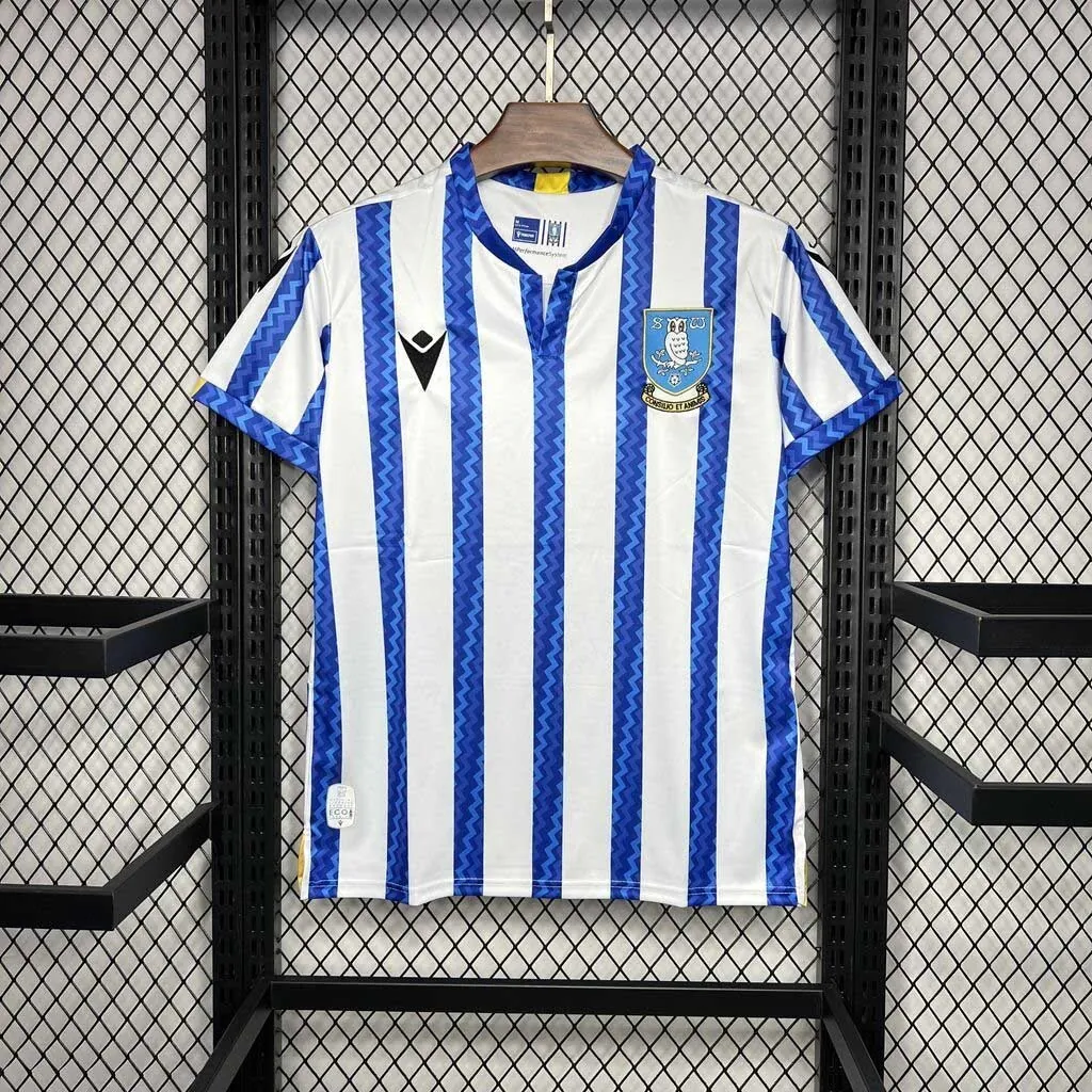 24-25 Sheffield Wednesday Home Kit Soccer Uniform Sport AAAAJersey Yupoo 7
