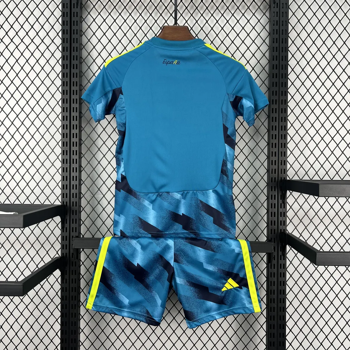 2026 World Cup Spain Goalkeeper Kids Kit Soccer Youth Apparels AAAAJersey Supply Yupoo 6 1