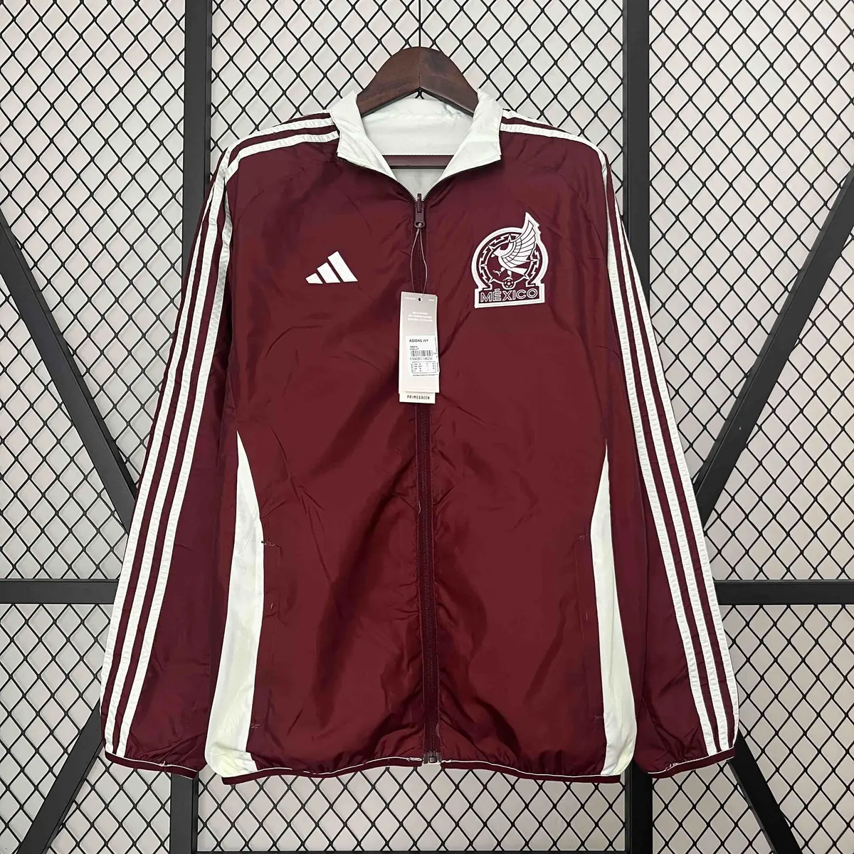 2024 Mexico Trench Coat Reversible Windbreaker Double-Sides Jacket AAAAJersey Supplier Yupoo 3