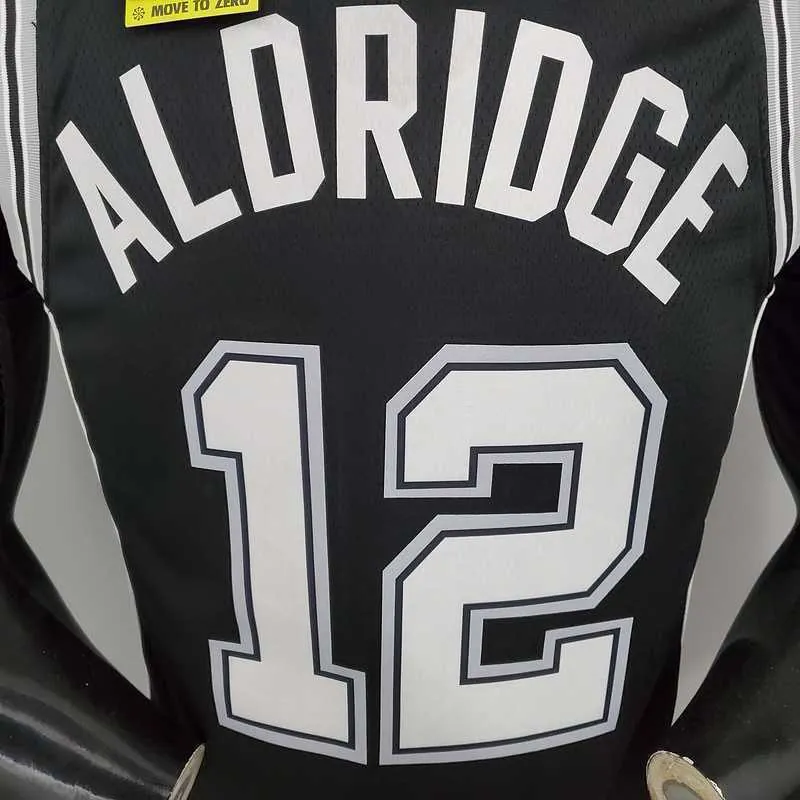 ALDRIDGE#12 Spurs Black 6