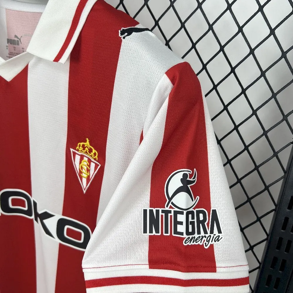 25-26 Sporting De Gijon Home Shirt Soccer Uniforms Soccer AAAAJersey Supply Yupoo 6