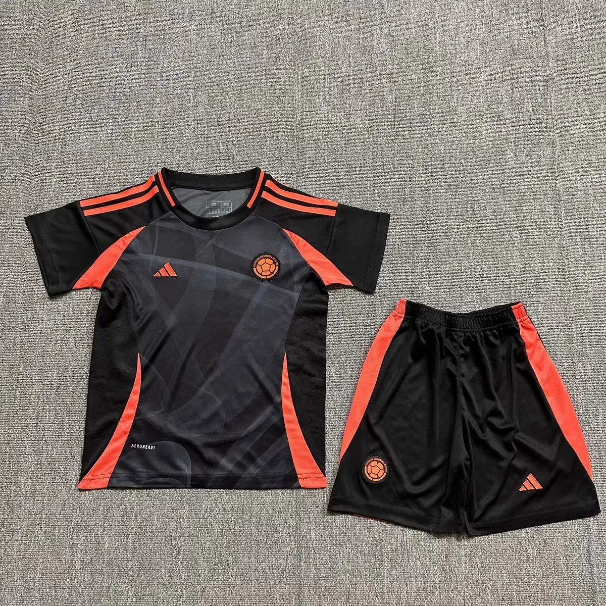 2024 Columbia Away Kid Kits Copa America Children Sets Soccer Jerseys Yupoo 2