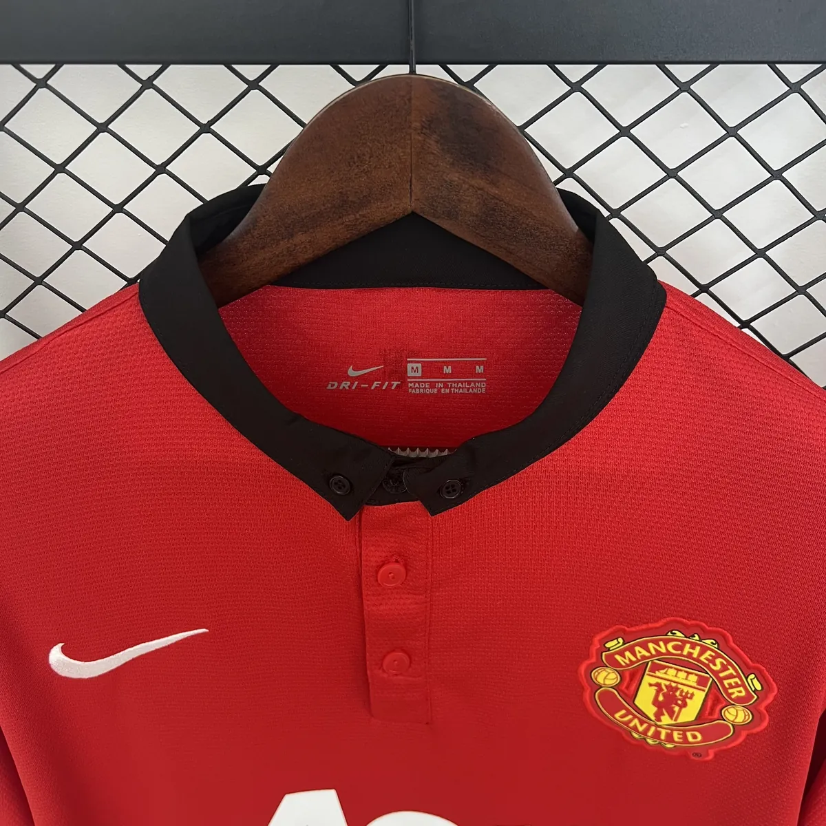 13-14 Manchester United Home Retro Kit Long Sleeve Shirt Cheap AAAAJerseys Supply Yupoo 5