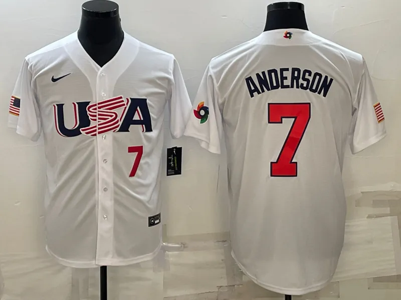 USA 2023 World Cup Baseball Jerseys 101