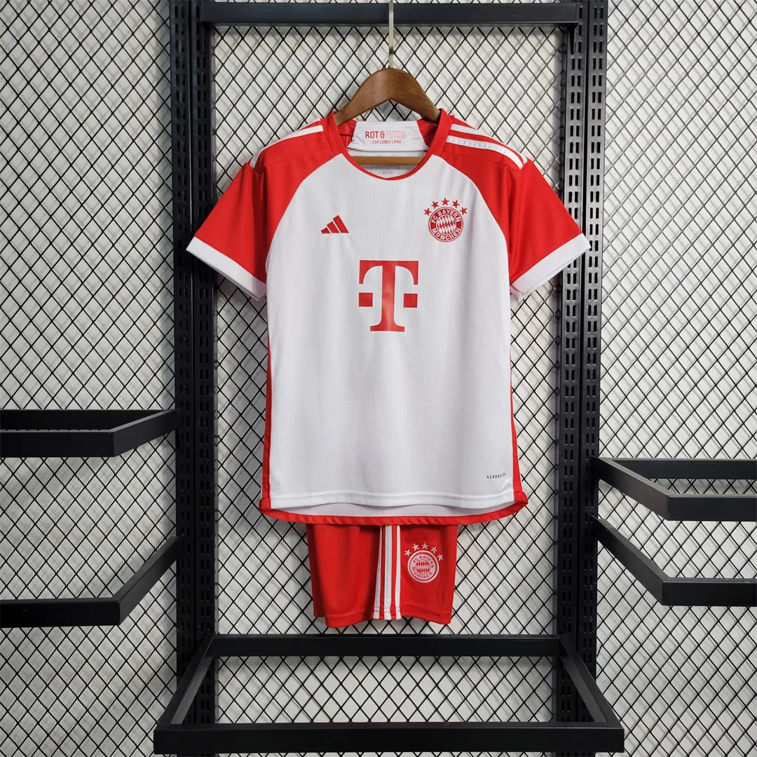 23-24 Bayern home kids kit 11