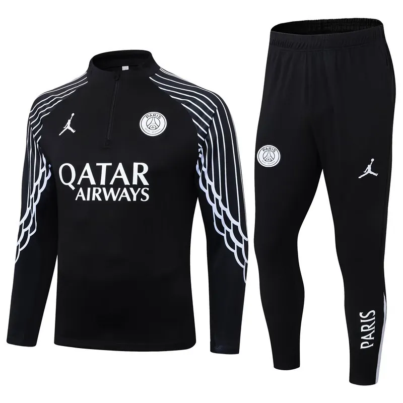 25-26 PSG Paris Black Training Soccer Suit AAAAJersey Yupoo 3