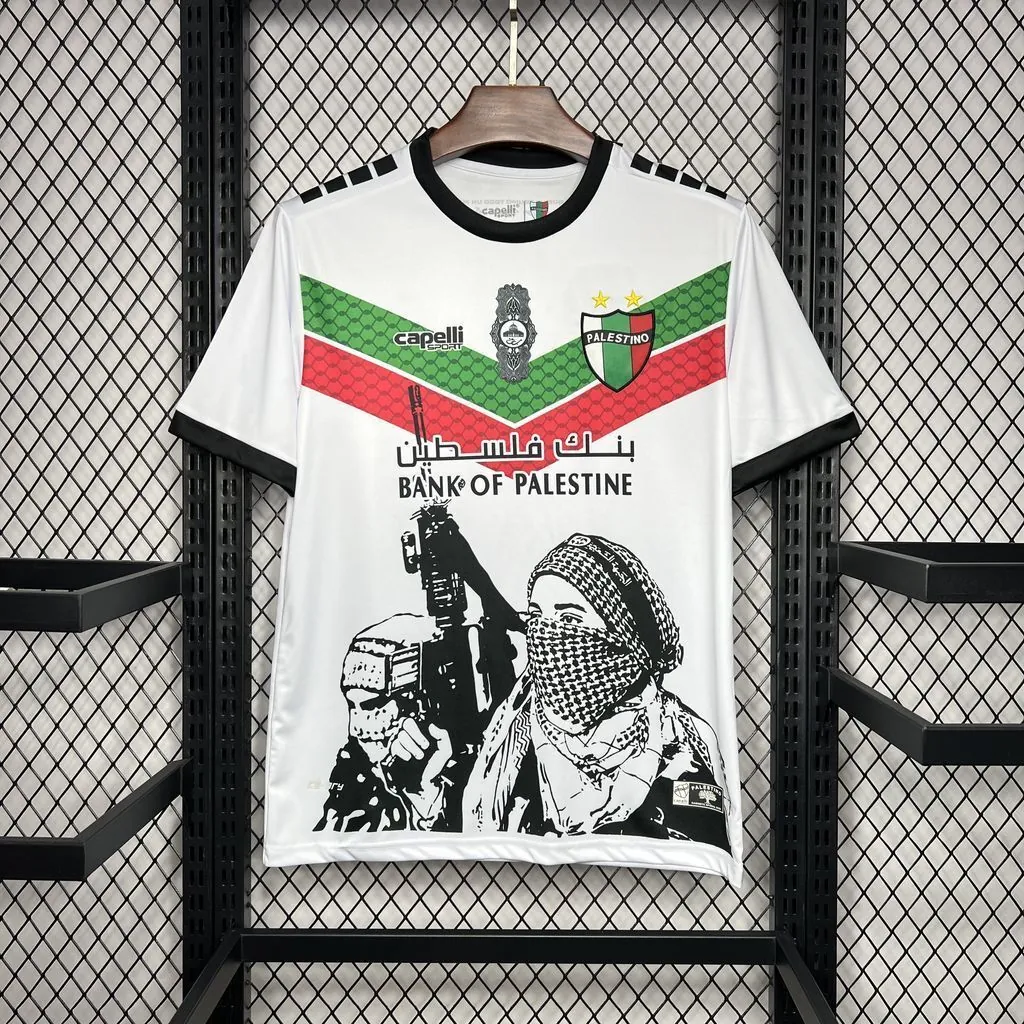 24-25 Club Deportivo Palestino White Special Edition Soccer Uniforms Soccer AAAAJersey Yupoo 6